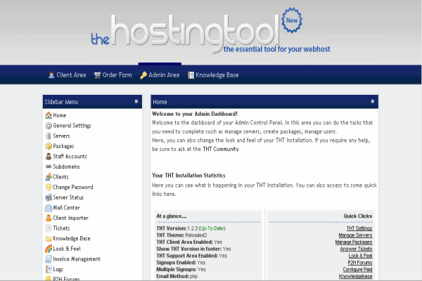 TheHosting Tool Demo Site