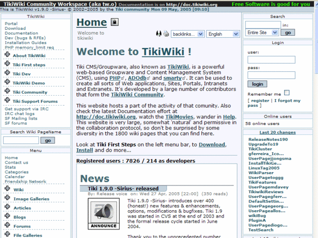 Tiki Wiki CMS Theme Preview