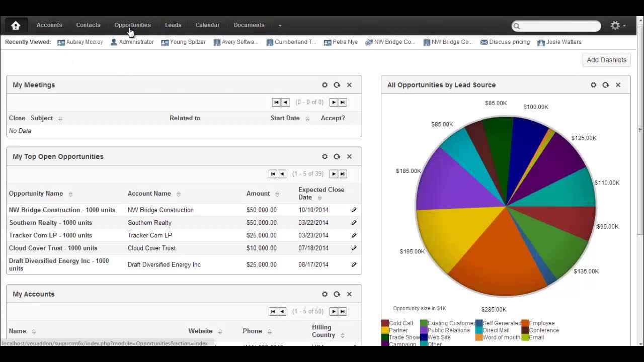 Sugarcrm site